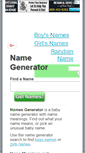 Mobile Screenshot of namesgenerator.net