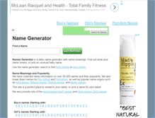 Tablet Screenshot of namesgenerator.net